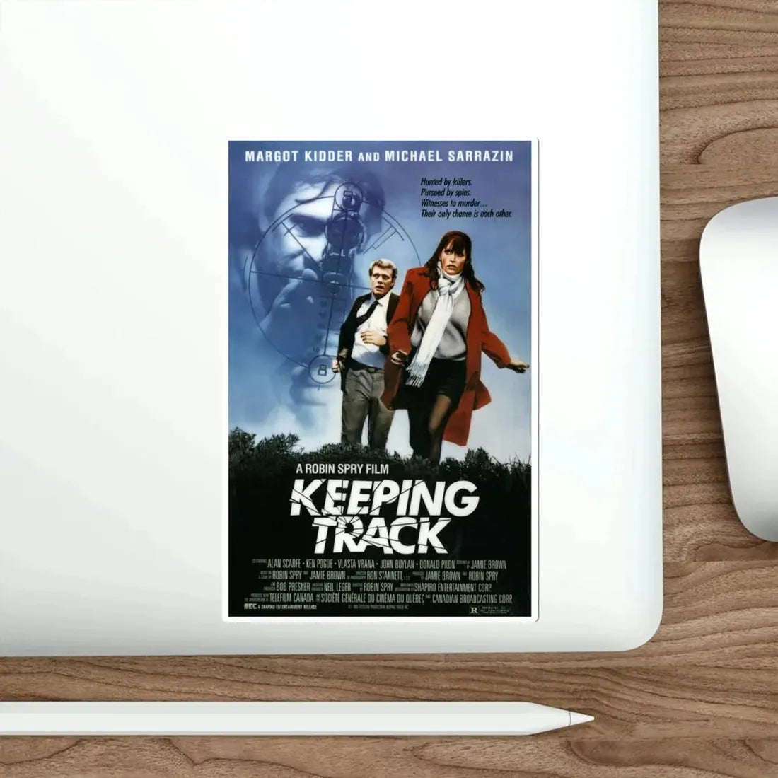 Keeping Track 1985 Movie Poster STICKER Vinyl Die-Cut Decal - The Sticker Space