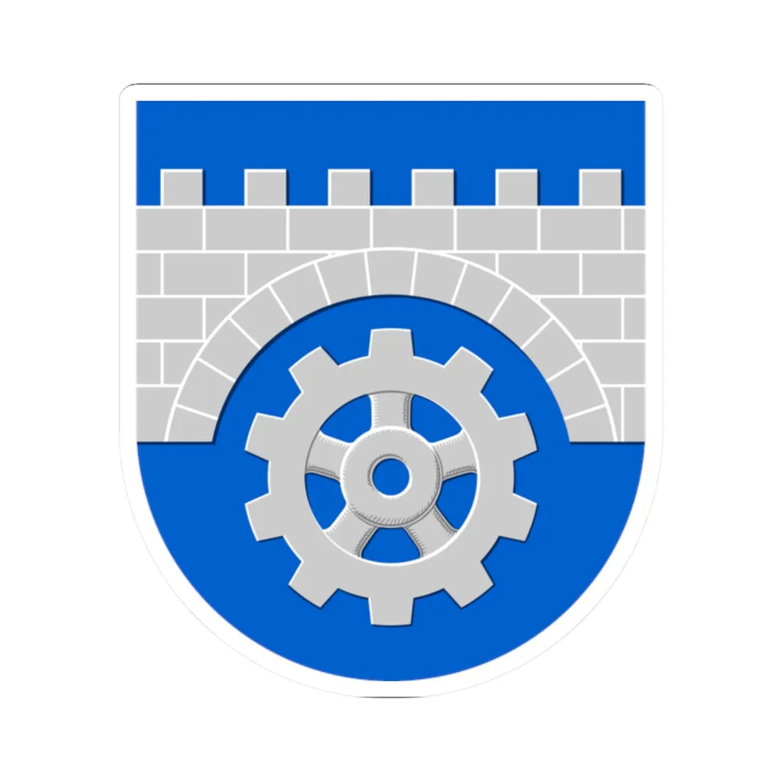 Keikyä.vaakuna (Finland) (Coat of Arms) STICKER Vinyl Kiss-Cut Decal 2 Inch White - The Sticker Space