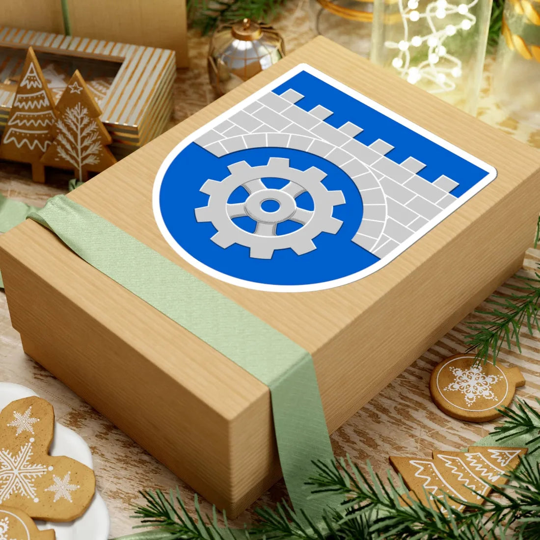 Keikyä.vaakuna (Finland) (Coat of Arms) STICKER Vinyl Kiss-Cut Decal - The Sticker Space