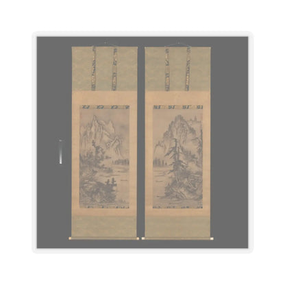 Keison - Landscapes of the Four Seasons - mid-16th century v1 - STICKER Vinyl Kiss-Cut Decal
