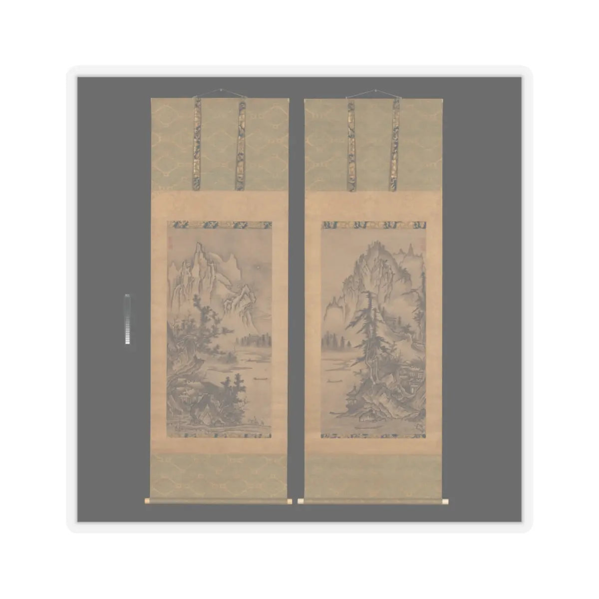 Keison - Landscapes of the Four Seasons - mid-16th century v1 - STICKER Vinyl Kiss-Cut Decal