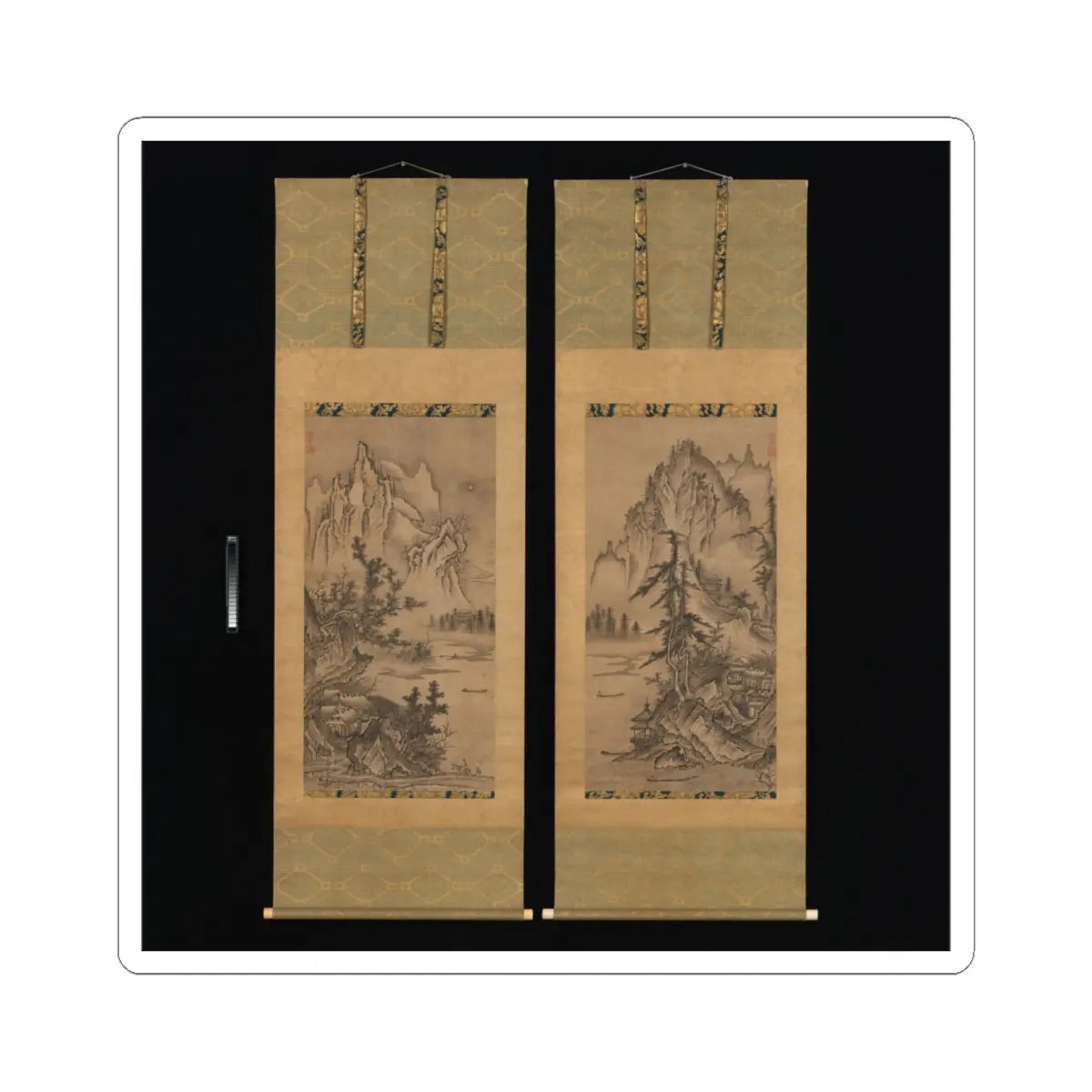 Keison - Landscapes of the Four Seasons - mid-16th century v1 - STICKER Vinyl Kiss-Cut Decal