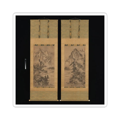 Keison - Landscapes of the Four Seasons - mid-16th century v1 - STICKER Vinyl Kiss-Cut Decal
