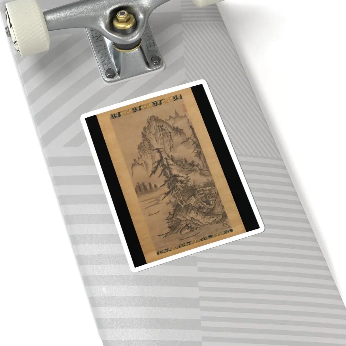 Keison - Landscapes of the Four Seasons - mid-16th century v2 - STICKER Vinyl Kiss-Cut Decal