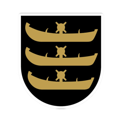 Keitele.vaakuna (Finland) (Coat of Arms) STICKER Vinyl Kiss-Cut Decal 2 Inch White - The Sticker Space