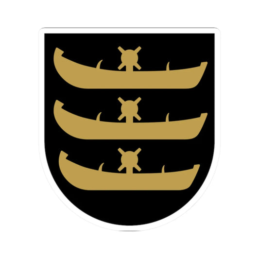 Keitele.vaakuna (Finland) (Coat of Arms) STICKER Vinyl Kiss-Cut Decal 2 Inch White - The Sticker Space