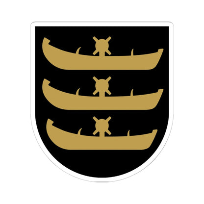 Keitele.vaakuna (Finland) (Coat of Arms) STICKER Vinyl Kiss-Cut Decal 6 Inch White - The Sticker Space