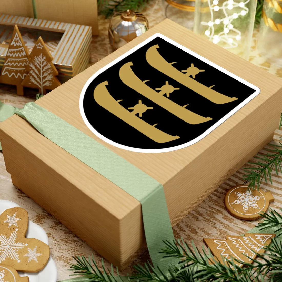 Keitele.vaakuna (Finland) (Coat of Arms) STICKER Vinyl Kiss-Cut Decal - The Sticker Space