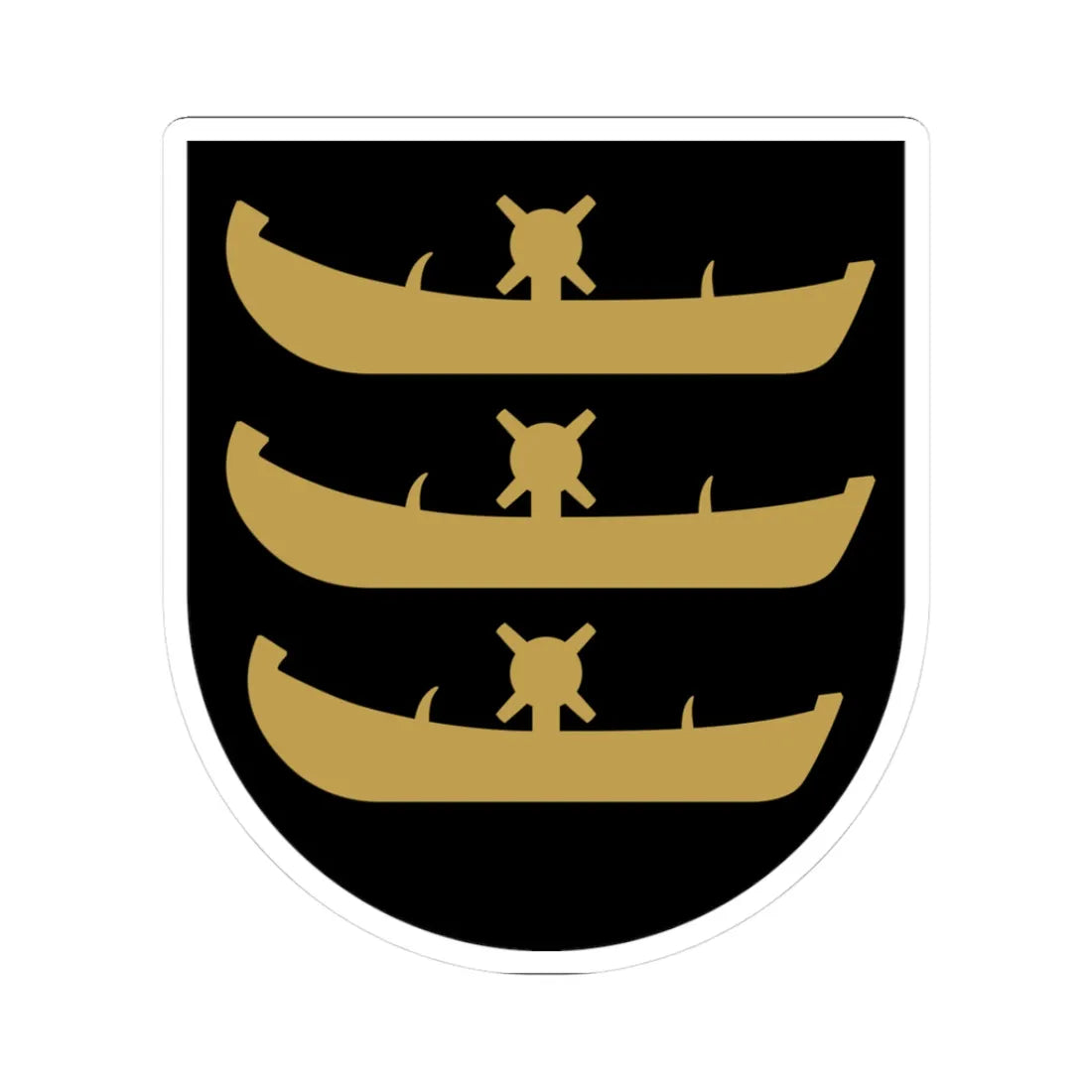 Keitele.vaakuna (Finland) (Coat of Arms) STICKER Vinyl Kiss-Cut Decal - The Sticker Space