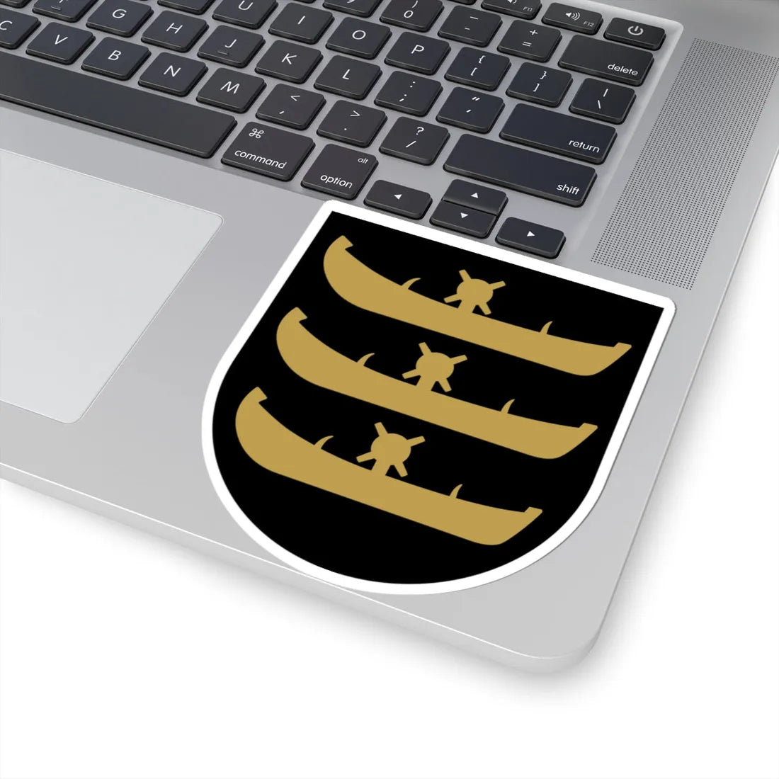 Keitele.vaakuna (Finland) (Coat of Arms) STICKER Vinyl Kiss-Cut Decal - The Sticker Space