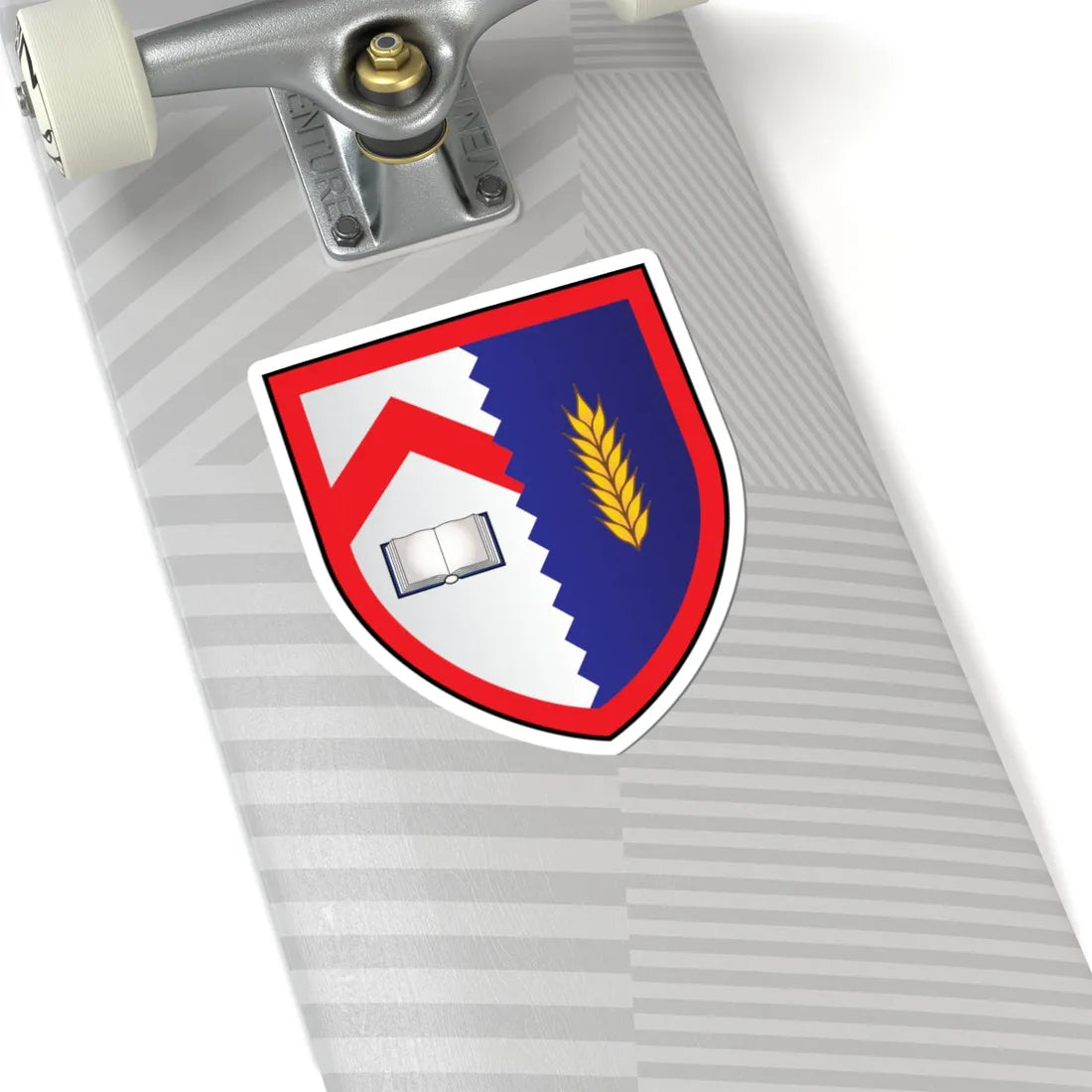 Kellogg College Oxford Coat Of Arms (England) (Coat of Arms) STICKER Vinyl Kiss-Cut Decal - The Sticker Space