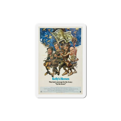 Kelly's Heroes 1970 Movie Poster Refrigerator Magnet 3 Inch - The Sticker Space