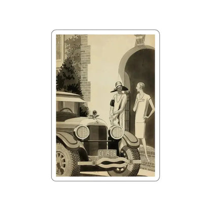 Kelly Tires ad illustration, 1926 (Magazine Illustration) STICKER Vinyl Die-Cut Decal - The Sticker Space