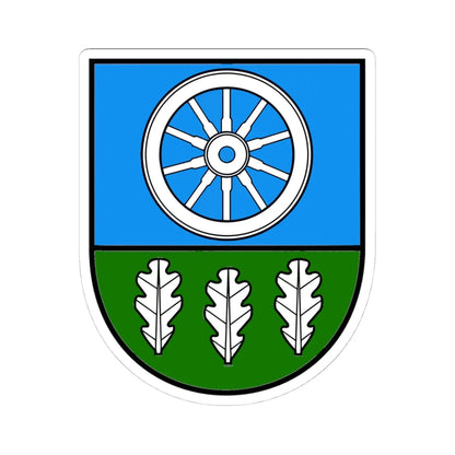 Kelmes-herbas (Lithuania) (Coat of Arms) STICKER Vinyl Kiss-Cut Decal 4 Inch White - The Sticker Space