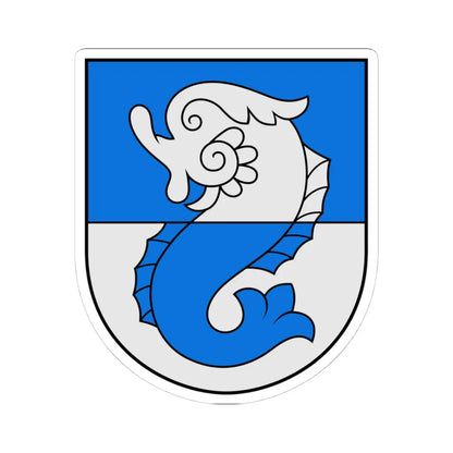 Kemeri COA (Latvia) (Coat of Arms) STICKER Vinyl Kiss-Cut Decal 4 Inch White - The Sticker Space