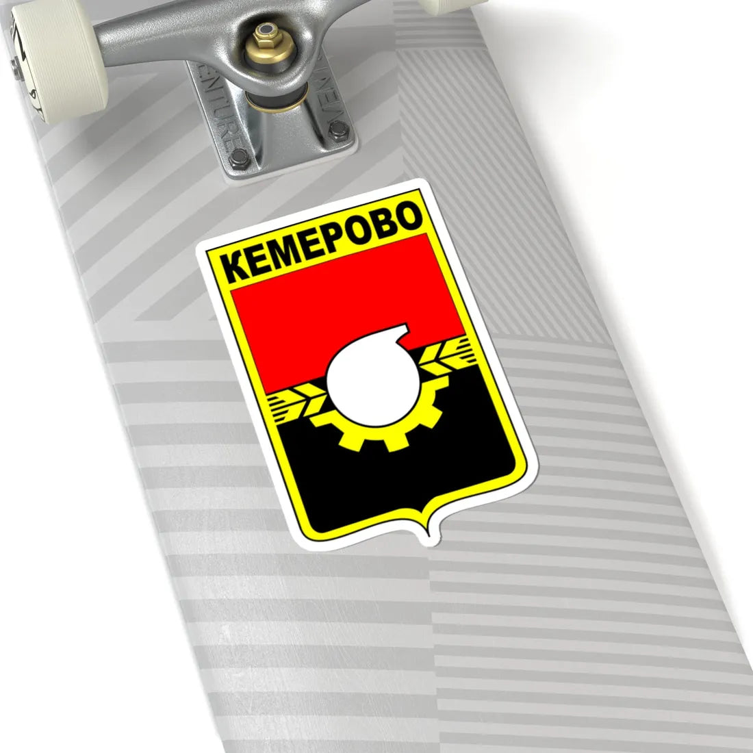Kemerovo COA (Russia) (Coat of Arms) STICKER Vinyl Kiss-Cut Decal - The Sticker Space