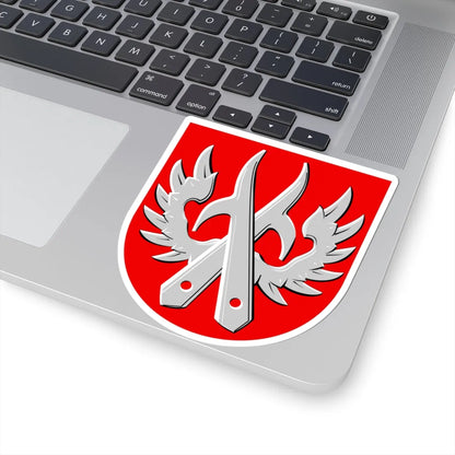Kemijärvi.vaakuna.1960 (Finland) (Coat of Arms) STICKER Vinyl Kiss-Cut Decal - The Sticker Space