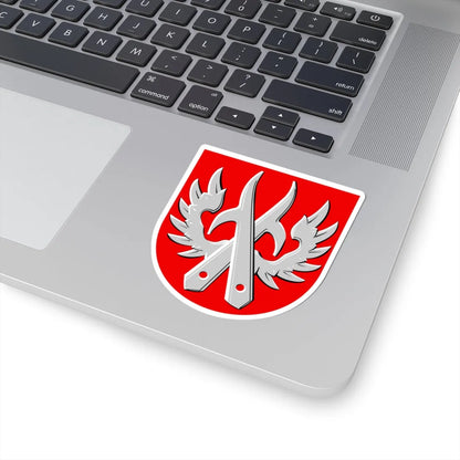 Kemijärvi.vaakuna.1960 (Finland) (Coat of Arms) STICKER Vinyl Kiss-Cut Decal - The Sticker Space
