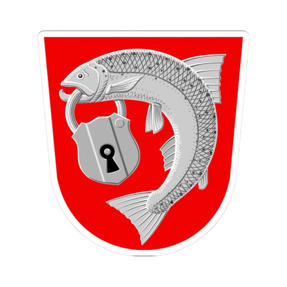 Keminmaa.vaakuna (Finland) (Coat of Arms) STICKER Vinyl Kiss-Cut Decal 3 Inch White - The Sticker Space