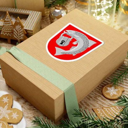 Keminmaa.vaakuna (Finland) (Coat of Arms) STICKER Vinyl Kiss-Cut Decal - The Sticker Space