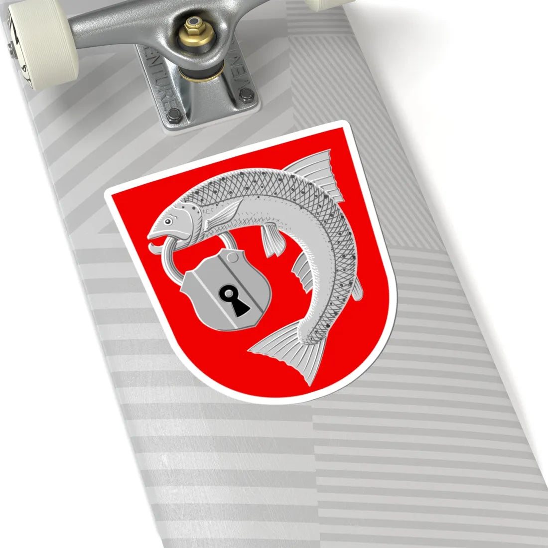 Keminmaa.vaakuna (Finland) (Coat of Arms) STICKER Vinyl Kiss-Cut Decal - The Sticker Space