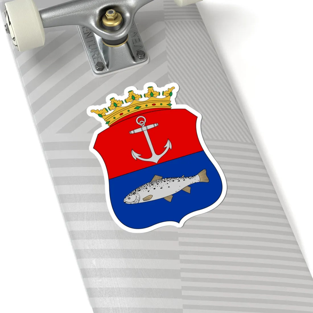 Kemi.vaakuna (Finland) (Coat of Arms) STICKER Vinyl Kiss-Cut Decal - The Sticker Space