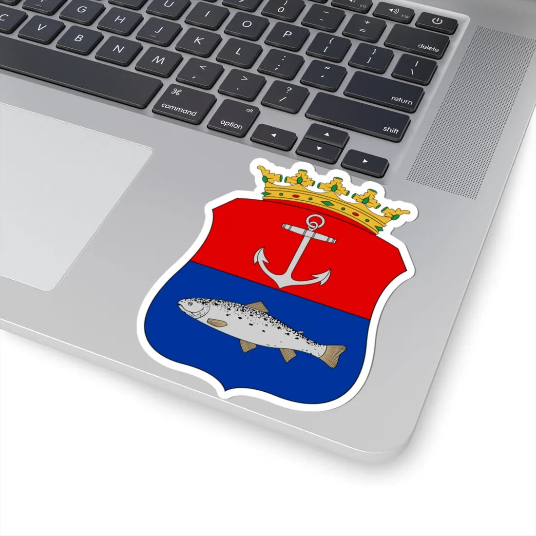 Kemi.vaakuna (Finland) (Coat of Arms) STICKER Vinyl Kiss-Cut Decal - The Sticker Space