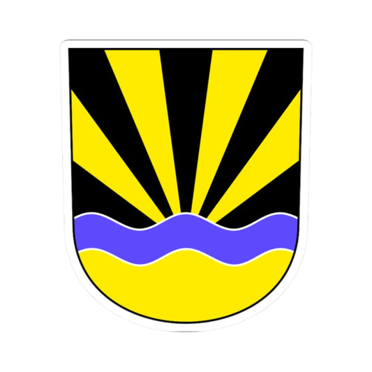 Kemmental-blazon (Switzerland) (Coat of Arms) STICKER Vinyl Kiss-Cut Decal 2 Inch White - The Sticker Space