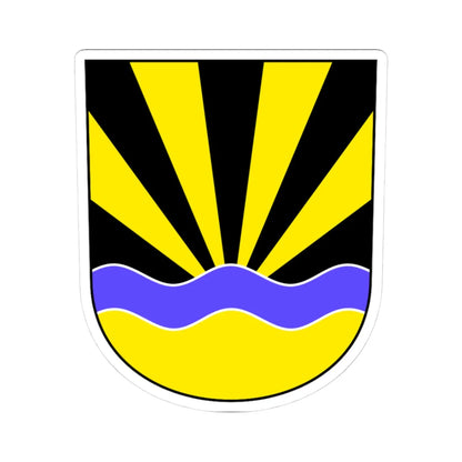 Kemmental-blazon (Switzerland) (Coat of Arms) STICKER Vinyl Kiss-Cut Decal 3 Inch White - The Sticker Space