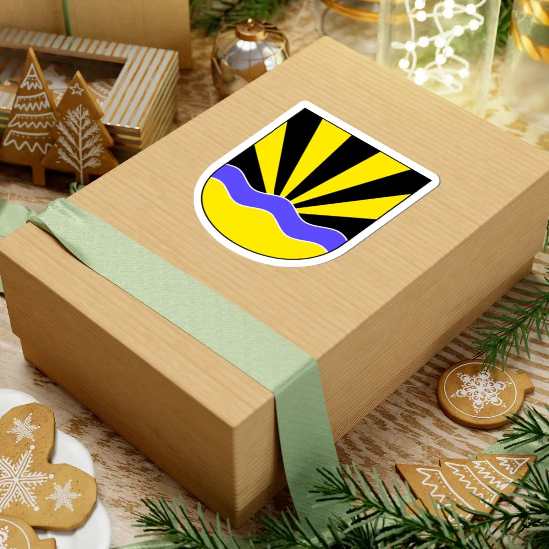 Kemmental-blazon (Switzerland) (Coat of Arms) STICKER Vinyl Kiss-Cut Decal - The Sticker Space