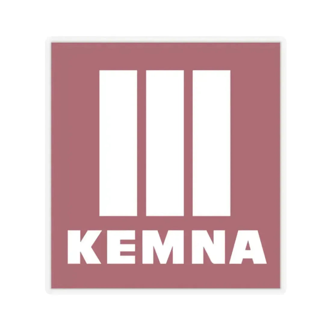 KEMNA BAU Andreae GmbH & Co. KG (Logo) STICKER Vinyl Kiss-Cut Decal 2 Inch Transparent - The Sticker Space