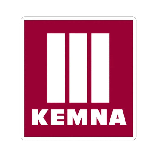 KEMNA BAU Andreae GmbH & Co. KG (Logo) STICKER Vinyl Kiss-Cut Decal 2 Inch White - The Sticker Space