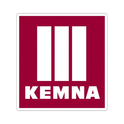KEMNA BAU Andreae GmbH & Co. KG (Logo) STICKER Vinyl Kiss-Cut Decal 3 Inch White - The Sticker Space