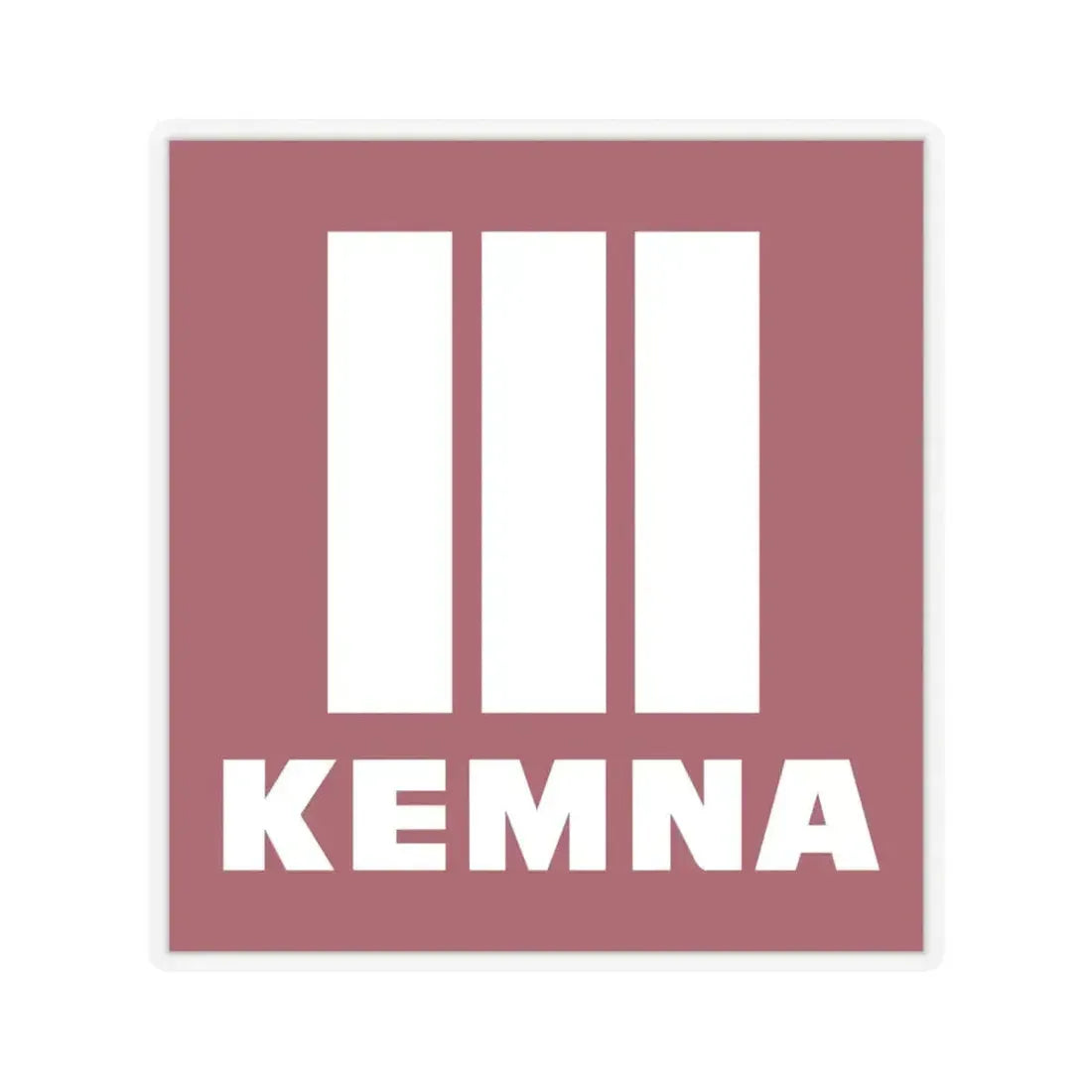 KEMNA BAU Andreae GmbH & Co. KG (Logo) STICKER Vinyl Kiss-Cut Decal 6 Inch Transparent - The Sticker Space