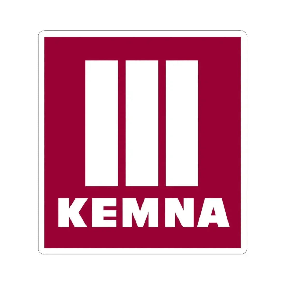 KEMNA BAU Andreae GmbH & Co. KG (Logo) STICKER Vinyl Kiss-Cut Decal 6 Inch White - The Sticker Space