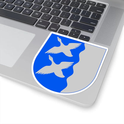 Kempele.vaakuna (Finland) (Coat of Arms) STICKER Vinyl Kiss-Cut Decal - The Sticker Space