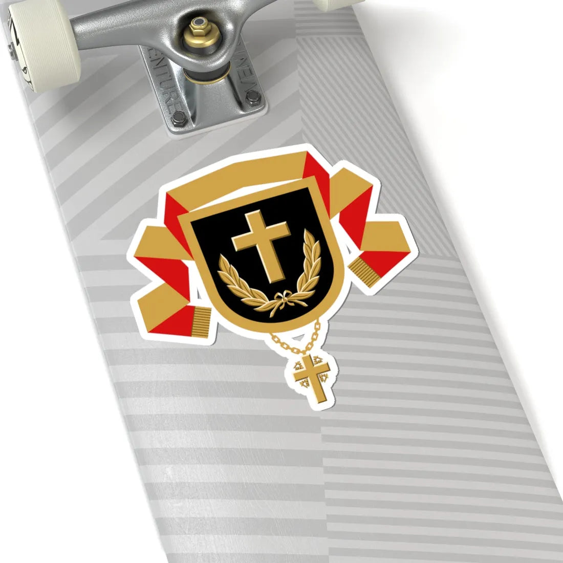 Kenttäpiispan vaakuna (Finland) (Coat of Arms) STICKER Vinyl Kiss-Cut Decal - The Sticker Space