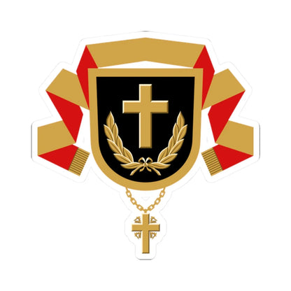 Kenttäpiispan vaakuna (Finland) (Coat of Arms) STICKER Vinyl Kiss-Cut Decal - The Sticker Space