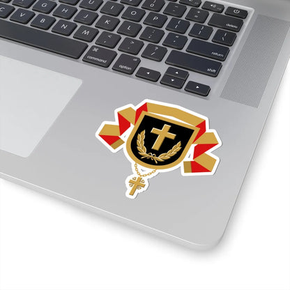 Kenttäpiispan vaakuna (Finland) (Coat of Arms) STICKER Vinyl Kiss-Cut Decal - The Sticker Space