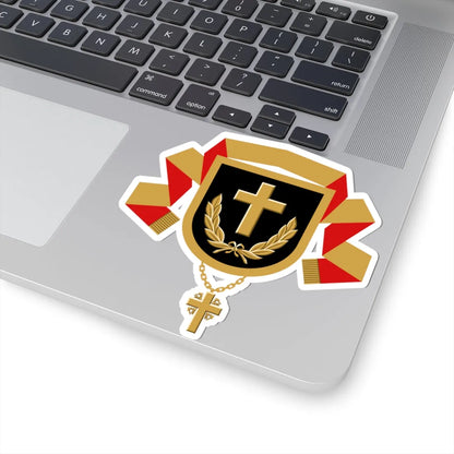 Kenttäpiispan vaakuna (Finland) (Coat of Arms) STICKER Vinyl Kiss-Cut Decal - The Sticker Space