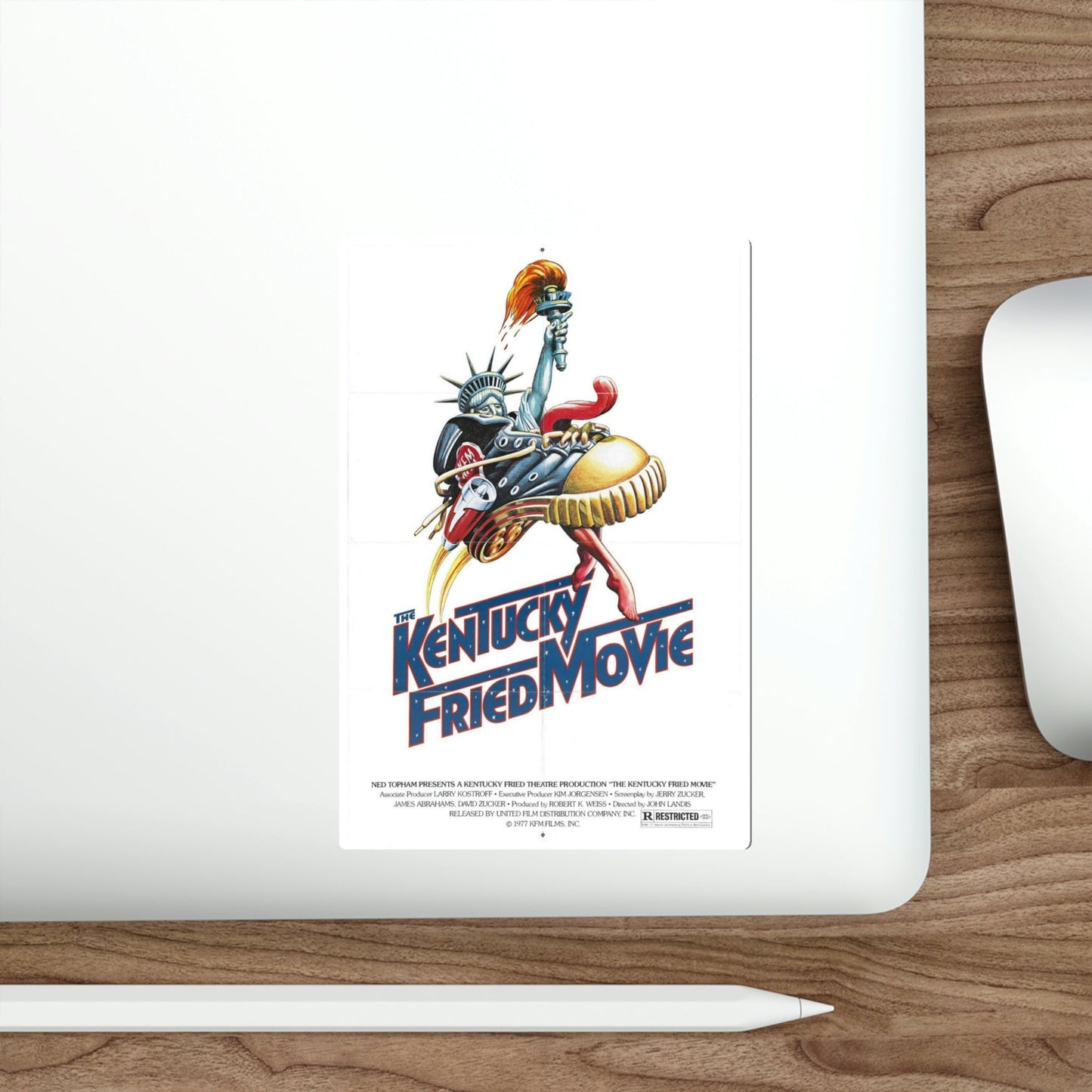 Kentucky Fried Movie 1977 Movie Poster STICKER Vinyl Die-Cut Decal-The Sticker Space