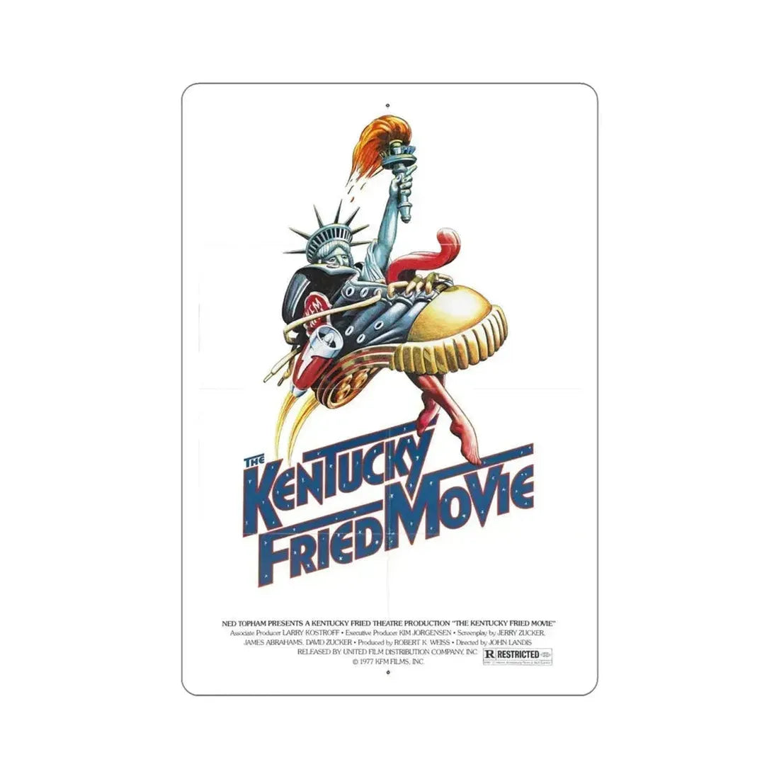 Kentucky Fried Movie 1977 Movie Poster STICKER Vinyl Die-Cut Decal 6 Inch - The Sticker Space