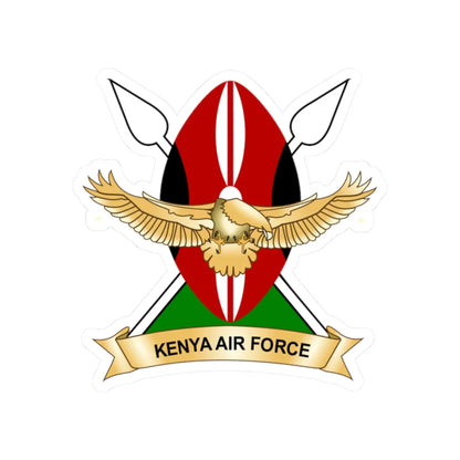Kenya Airforce logo (Kenya) (Coat of Arms) STICKER Vinyl Kiss-Cut Decal 2 Inch White - The Sticker Space