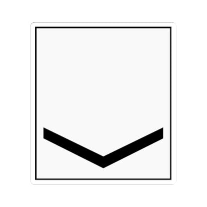 Kenya AirForce OR 3 (Kenya) (Military Rank) STICKER Vinyl Kiss-Cut Decal 4 Inch White - The Sticker Space