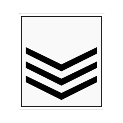 Kenya AirForce OR 6 (Kenya) (Military Rank) STICKER Vinyl Kiss-Cut Decal 2 Inch White - The Sticker Space