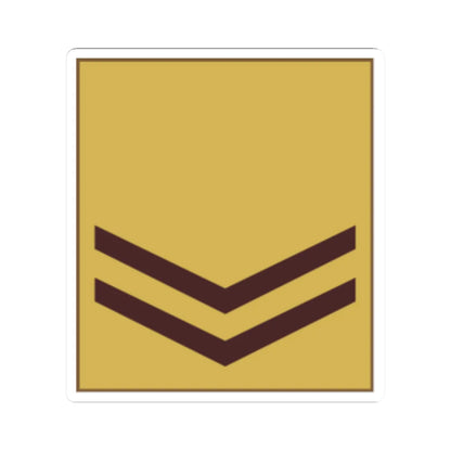 Kenya Army OR 4 (Kenya) (Military Rank) STICKER Vinyl Kiss-Cut Decal 2 Inch White - The Sticker Space