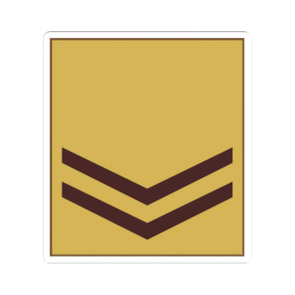 Kenya Army OR 4 (Kenya) (Military Rank) STICKER Vinyl Kiss-Cut Decal 3 Inch White - The Sticker Space