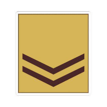 Kenya Army OR 4 (Kenya) (Military Rank) STICKER Vinyl Kiss-Cut Decal 4 Inch White - The Sticker Space