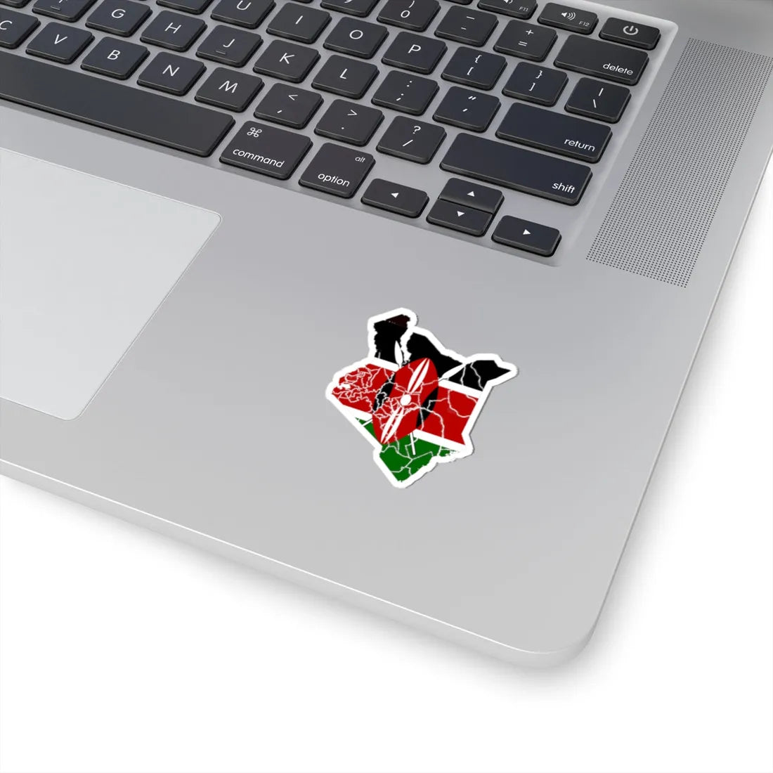 Kenya flag map (Kenya) STICKER Vinyl Kiss-Cut Decal - The Sticker Space