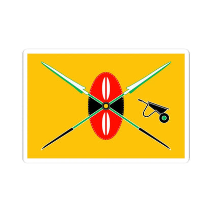 Kenya presidential standard William Ruto (Kenya) STICKER Vinyl Kiss-Cut Decal 3 Inch White - The Sticker Space